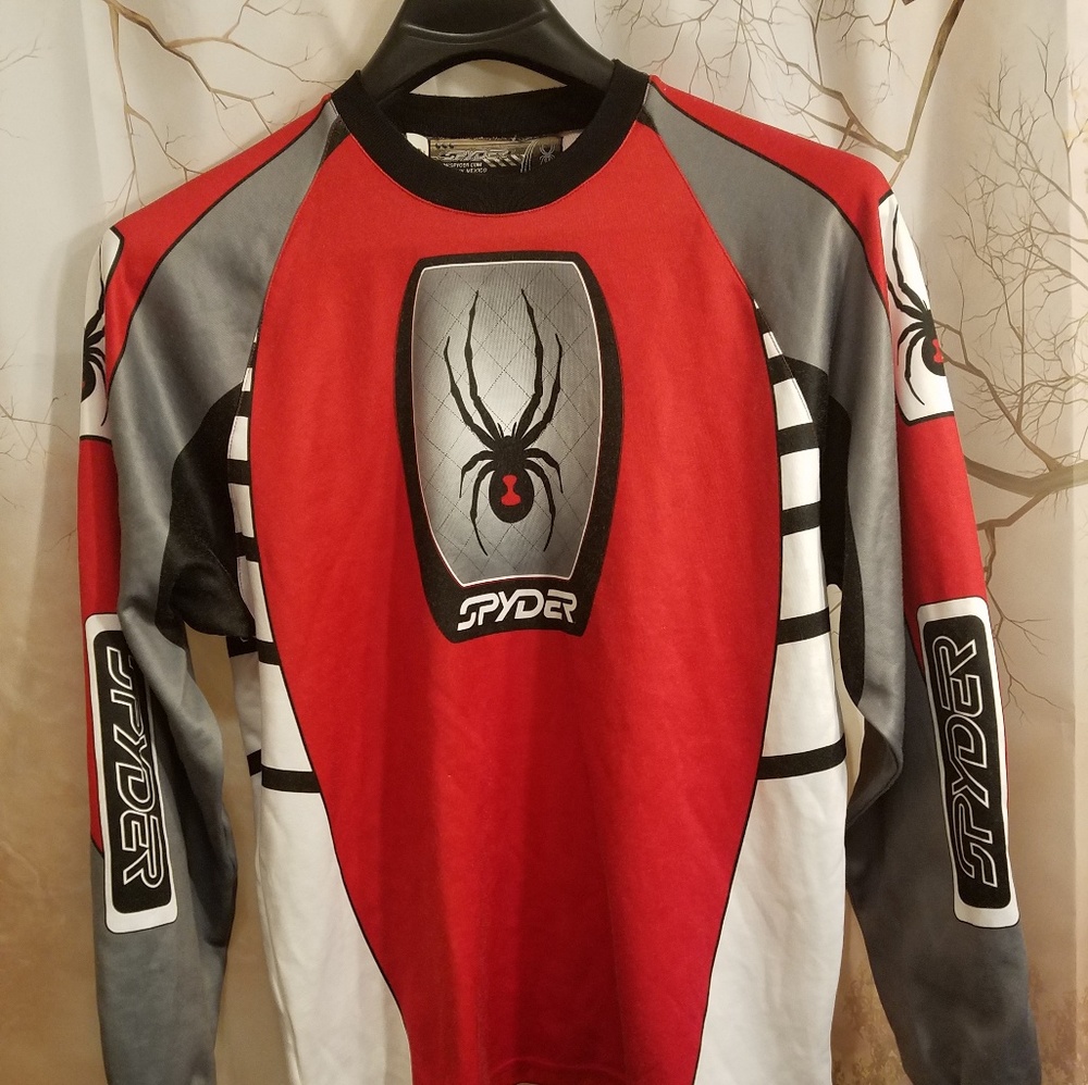 Mens Spyder Jersey Pullover Medium Paintball BMX